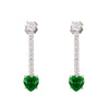 Orecchini Tennis Punto Luce e Cuore
