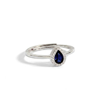 Anello Con Goccia Zirconata