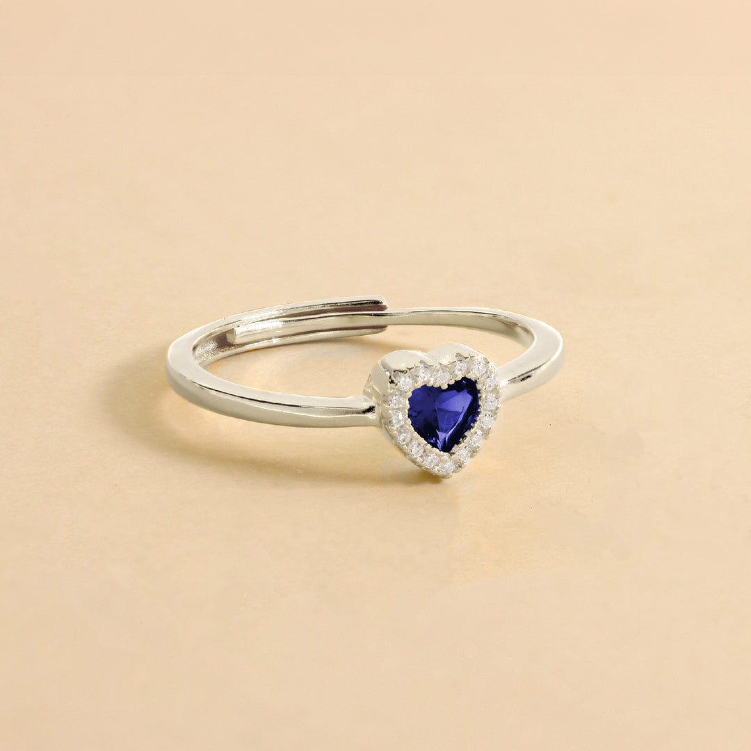 Anello Con Cuore Zirconato