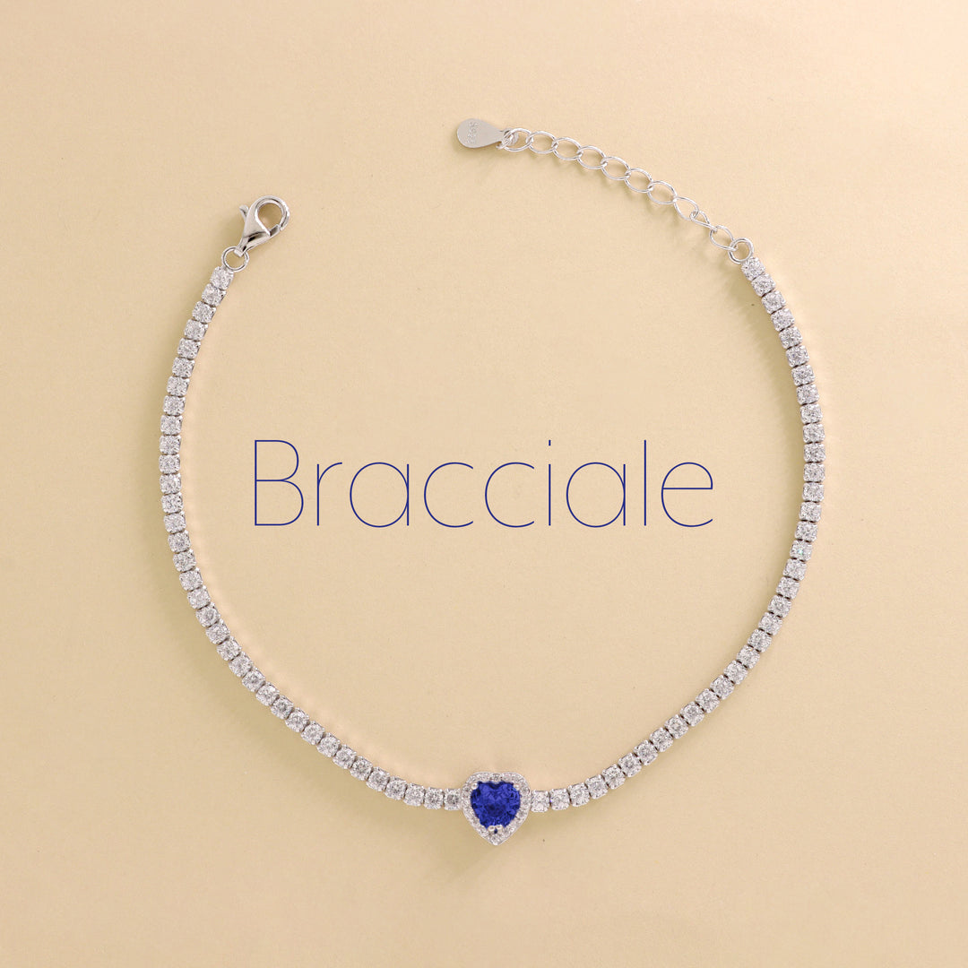 Bracciale Tennis Cuore di Luce