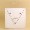 Set Cuore Zirconato