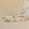 Collana Di Perle Con Pietra A Cerchio