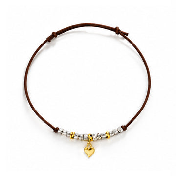 Bracciale Cordino Pepite Con Pendente