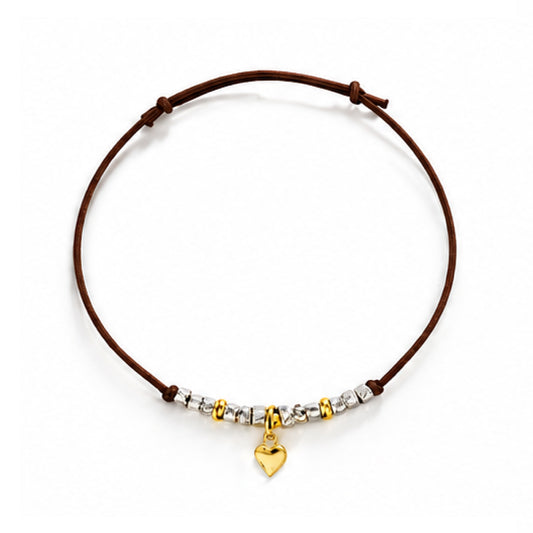 Bracciale Cordino Pepite Con Pendente