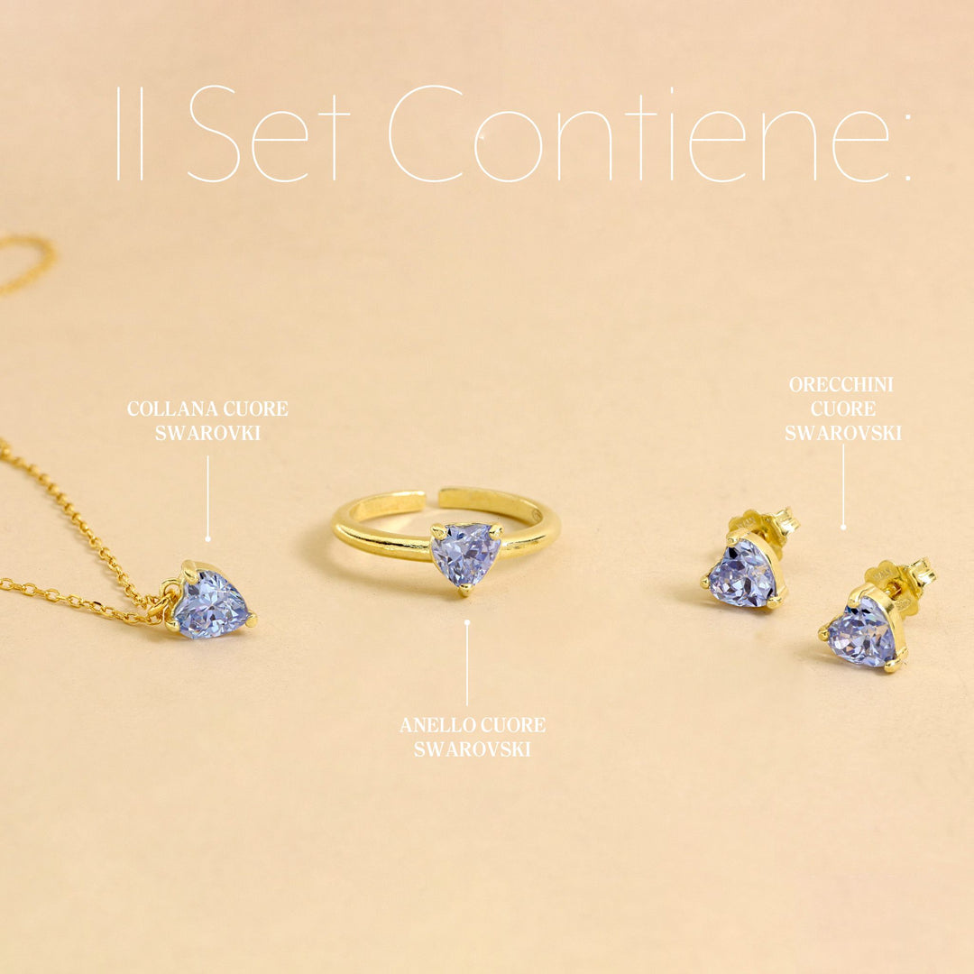 Set Cuore Swarovski