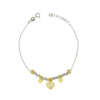 Bracciale Pepite Con Pendenti Strass