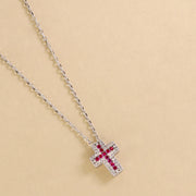 Collana Croce Strass