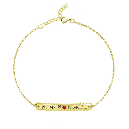 Bracciale Targa Con Incisione