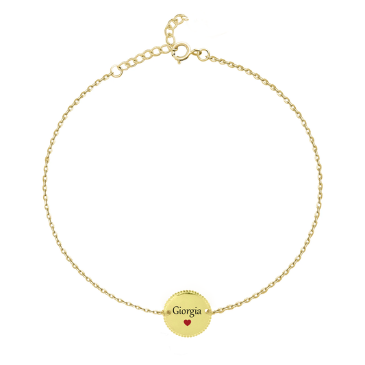 Bracciale Tondo Con Incisione