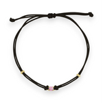 Carica l&#39;immagine nella Galleria, Bracciale Cordoncino Punto Luce Rosa
