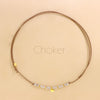 Choker Colorato Pepite e Pendente