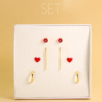 Set Amore Rosso Oro