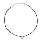 Choker Raso con Sole Zirconato