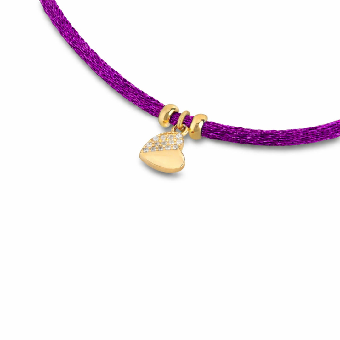 Choker Raso con Cuore o Stella Zirconata