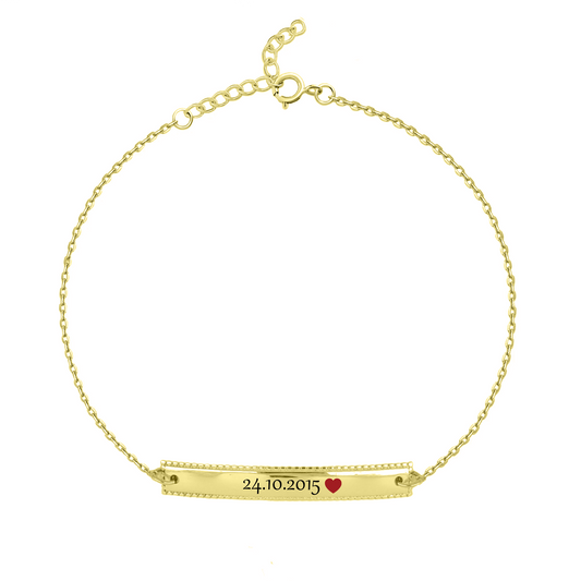 Bracciale Targa Con Incisione