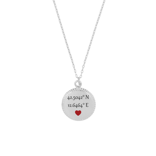 Collana Tondo Con Incisione